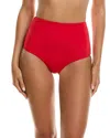 Mara Hoffman Lydia Bikini Bottom In Red