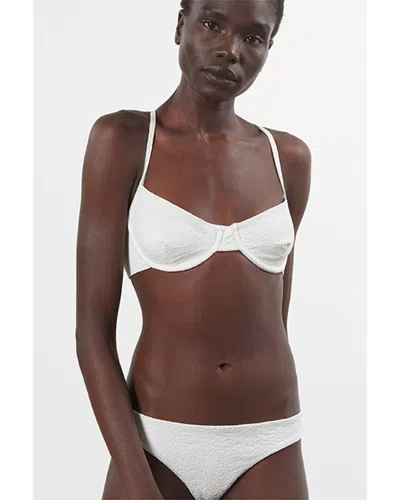 Mara Hoffman Mazlyn Bikini Top In White