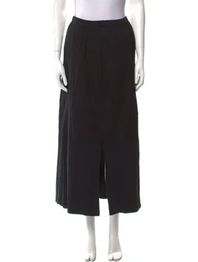 Pre-owned Mara Hoffman Midi Length Skirt In Black