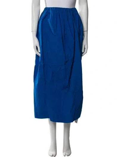 Pre-owned Mara Hoffman Midi Length Skirt In Blue