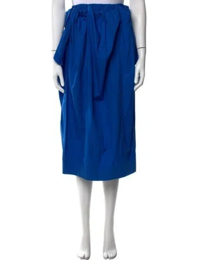 Pre-owned Mara Hoffman Midi Length Skirt In Blue