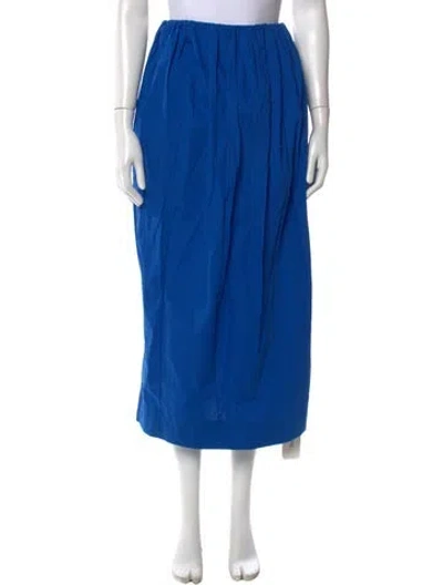 Pre-owned Mara Hoffman Midi Length Skirt In Blue