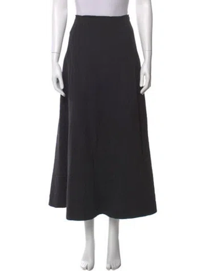 Pre-owned Mara Hoffman Midi Length Skirt In Gray