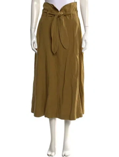 Pre-owned Mara Hoffman Midi Length Skirt In Green