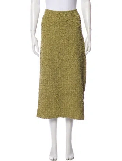 Pre-owned Mara Hoffman Midi Length Skirt In Green