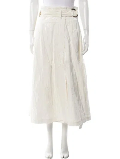 Pre-owned Mara Hoffman Midi Length Skirt In Neutral
