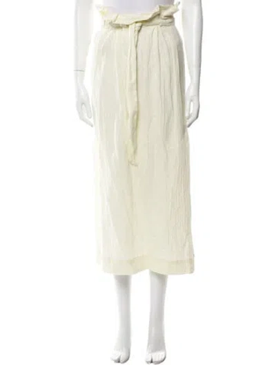 Pre-owned Mara Hoffman Midi Length Skirt In Neutral