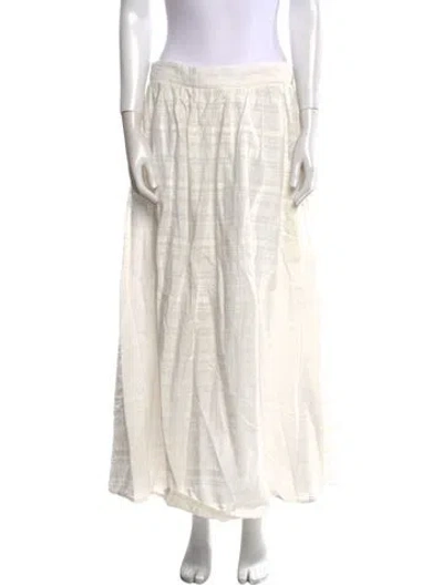 Pre-owned Mara Hoffman Midi Length Skirt In Neutral