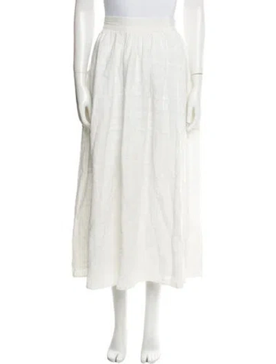 Pre-owned Mara Hoffman Midi Length Skirt In Neutral