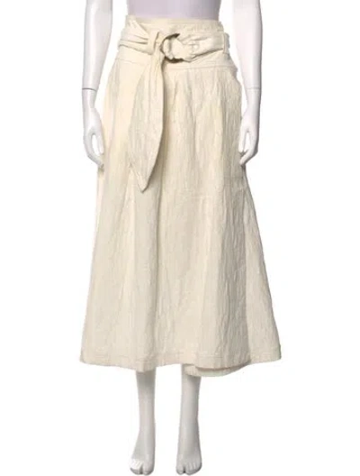 Pre-owned Mara Hoffman Midi Length Skirt In Neutrals