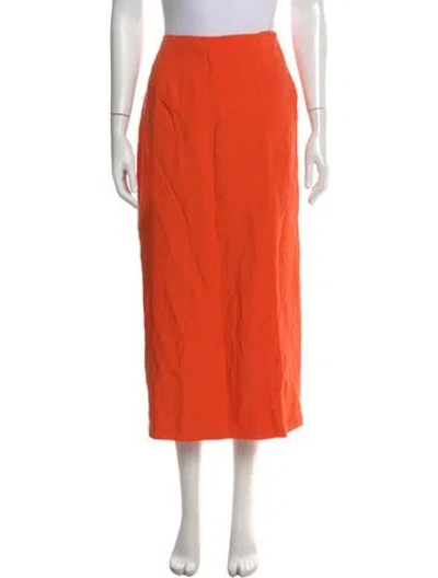 Pre-owned Mara Hoffman Midi Length Skirt In Orange