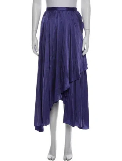 Pre-owned Mara Hoffman Midi Length Skirt In Purple