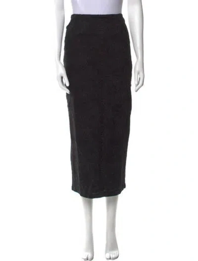 Pre-owned Mara Hoffman Midi Length Skirt W/ Tags In Black