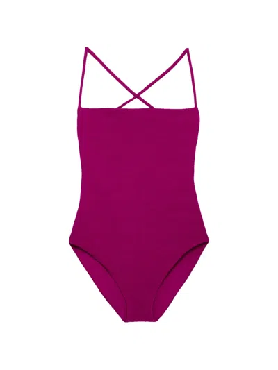 Mara Hoffman Olympia Swimsuit In Purple
