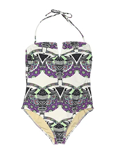 Pre-owned Mara Hoffman One Piece Swimsuit In Purple