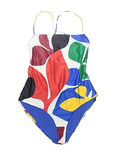Pre-owned Mara Hoffman One Piece Swimsuit In Red