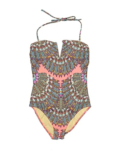 Pre-owned Mara Hoffman One Piece Swimsuit In Yellow