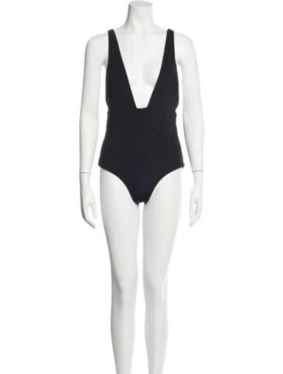 Pre-owned Mara Hoffman One-piece In Black