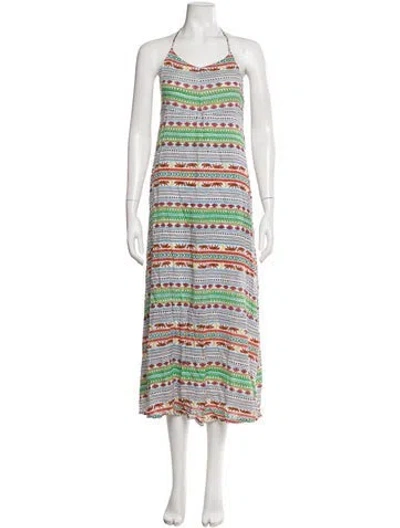 Pre-owned Mara Hoffman Printed Cover-up In Multi