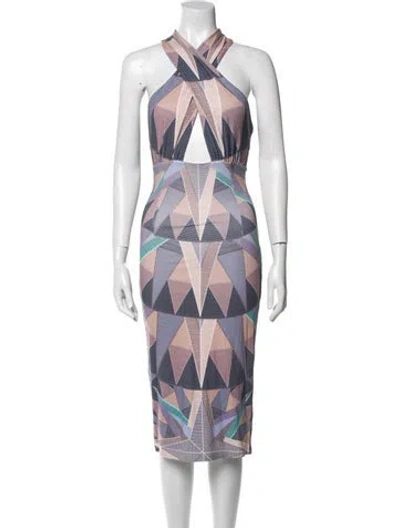 Pre-owned Mara Hoffman Printed Knee-length Dress