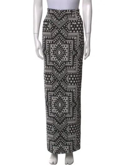 Pre-owned Mara Hoffman Printed Long Skirt