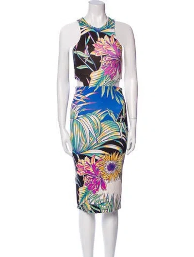 Pre-owned Mara Hoffman Printed Midi Length Dress In Multi