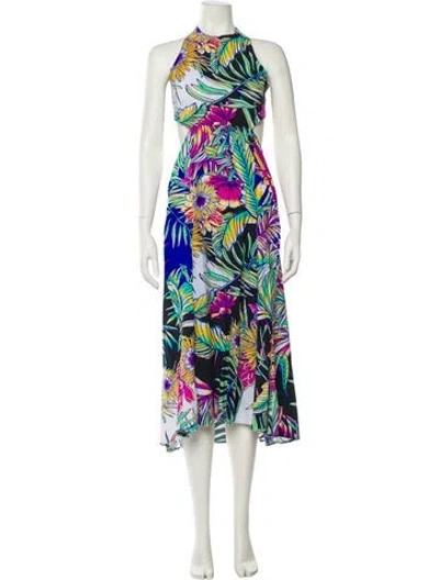 Pre-owned Mara Hoffman Printed Midi Length Dress In Multi