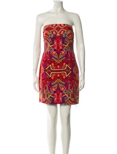 Pre-owned Mara Hoffman Printed Mini Dress In Multi