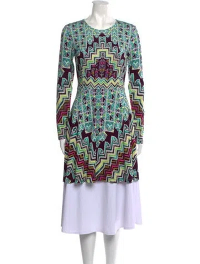 Pre-owned Mara Hoffman Printed Mini Dress In Multi