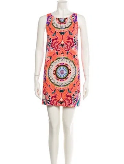 Pre-owned Mara Hoffman Printed Mini Dress In Multi