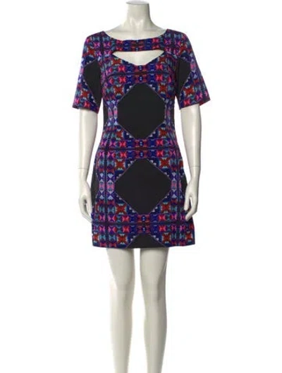 Pre-owned Mara Hoffman Printed Mini Dress In Multi