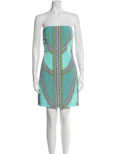 Pre-owned Mara Hoffman Printed Mini Dress In Multi