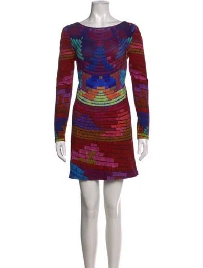 Pre-owned Mara Hoffman Printed Mini Dress In Multicolor