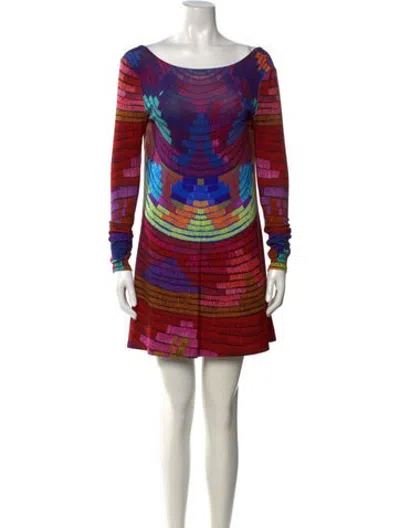 Pre-owned Mara Hoffman Printed Mini Dress In Multicolor