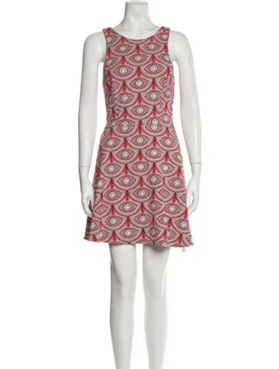 Pre-owned Mara Hoffman Printed Mini Dress In Pink