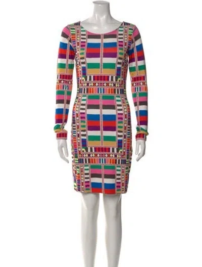 Pre-owned Mara Hoffman Printed Mini Dress W/ Tags In Pink