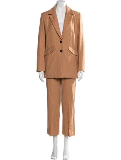 Pre-owned Mara Hoffman Printed Pantsuit In Orange