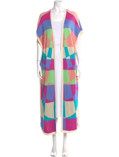 Pre-owned Mara Hoffman Printed Sweater In Multi