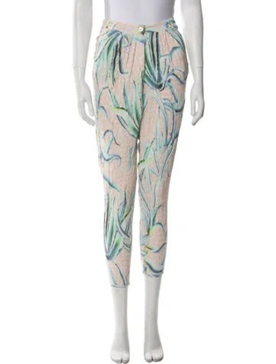 Pre-owned Mara Hoffman Printed Sweatpants In Multi