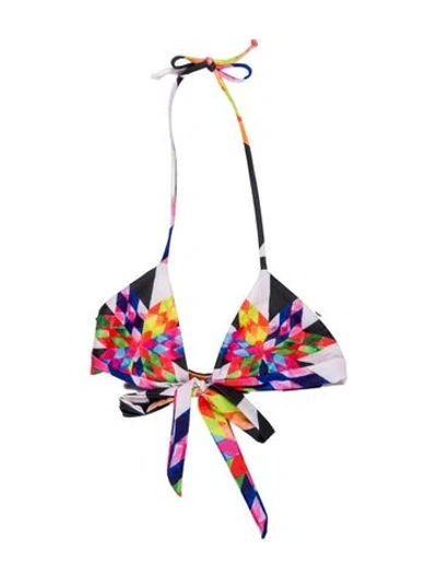 Pre-owned Mara Hoffman Printed Top In Multi