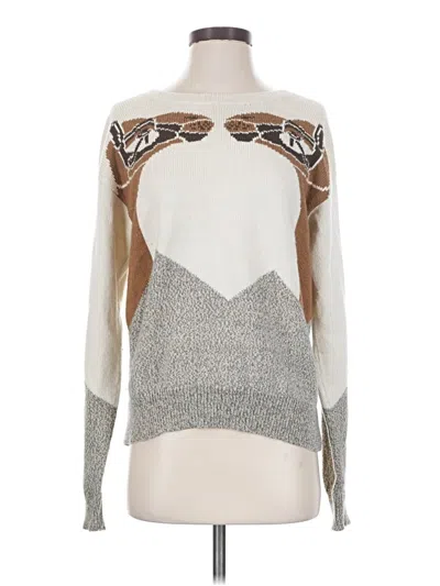 Pre-owned Mara Hoffman Pullover Sweater In Silver