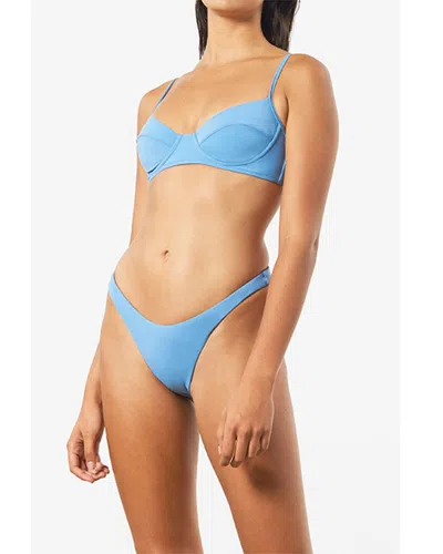 Mara Hoffman Reva Bikini Bottom In Blue