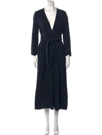 Pre-owned Mara Hoffman Robe In Blue
