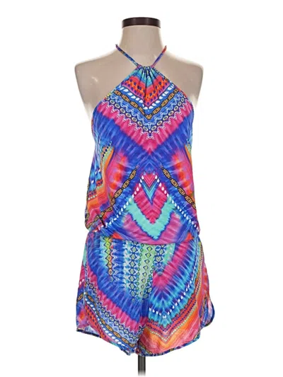 Pre-owned Mara Hoffman Romper In Blue