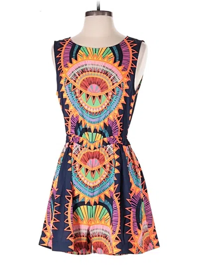 Pre-owned Mara Hoffman Romper In Blue