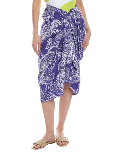 Mara Hoffman Sarong Skirt In Purple