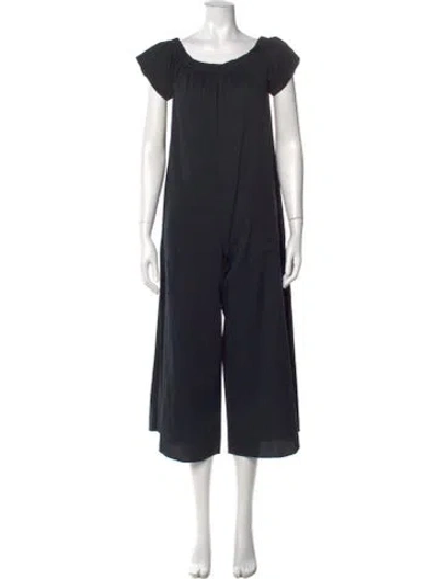 Pre-owned Mara Hoffman Scoop Neck Jumpsuit In Blue