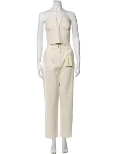 Pre-owned Mara Hoffman Set In Neutral