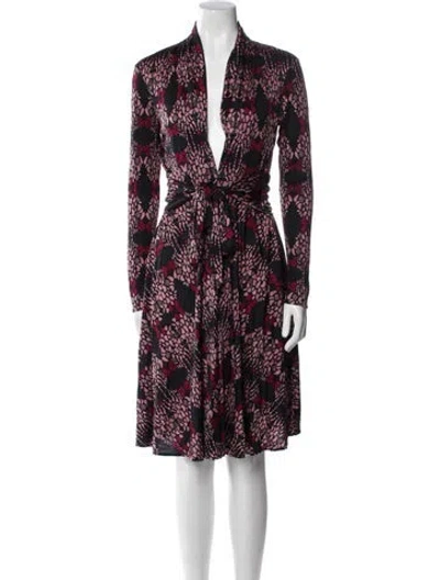 Pre-owned Mara Hoffman Silk Knee-length Dress In Multi