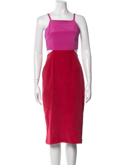 Pre-owned Mara Hoffman Silk Knee-length Dress In Multi